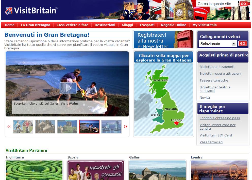 Tutto il Regno Unito su Visitbritain.it