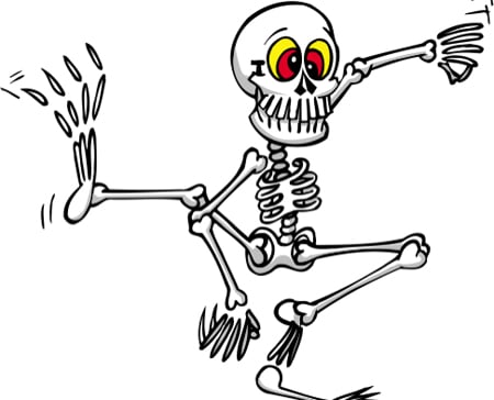 The Skeleton Dance, una canzoncina in inglese per imparare le parti del corpo