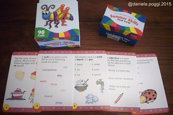 Summer Skills Flash Cards