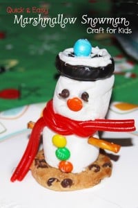 Marshmallow-Snowman-Kids-Craft