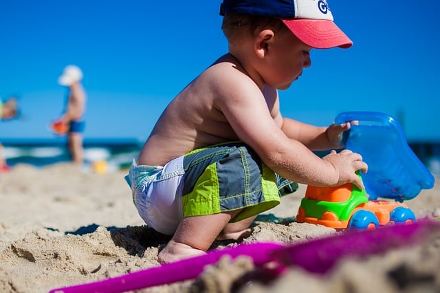 Baby Rhyme per la spiaggia