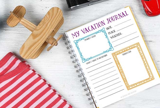 3 Travel Journal per bambini da stampare