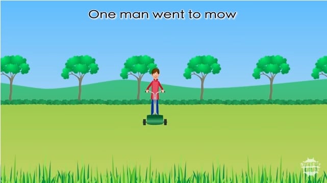 Canzoncina sui numeri: One man went to mow