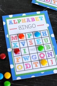 Bingo dell&#8217;alfabeto in inglese