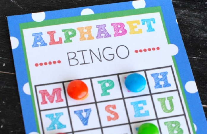 Bingo dell&#8217;alfabeto in inglese