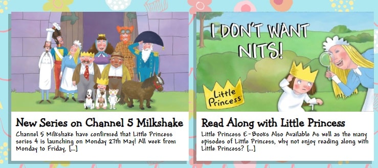Scopriamo il sito dei libri di Little Princess