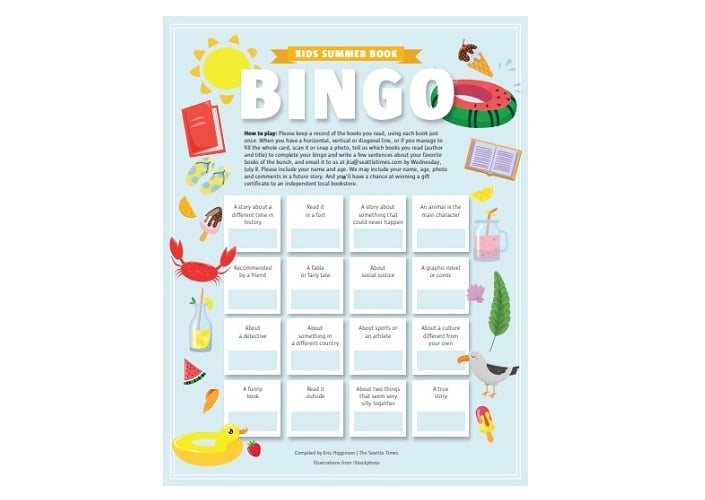 Book Bingo: un gioco per invogliare a leggere in inglese