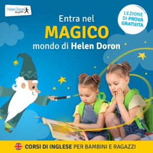 Entra nel magico mondo di Helen Doron. Prenota la tua lezione di prova gratuita per i corsi di inglese per bambini e ragazzi.